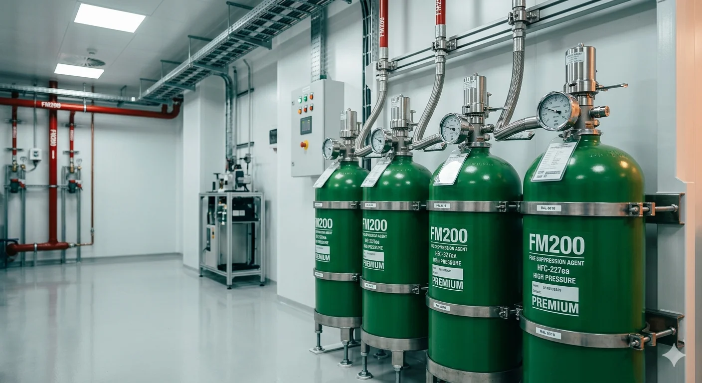 FM-200 refilling Dubai facility