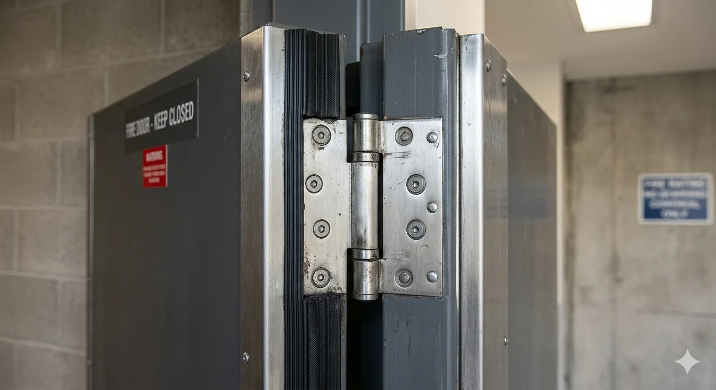 60 minute fire door UAE smoke seal hardware