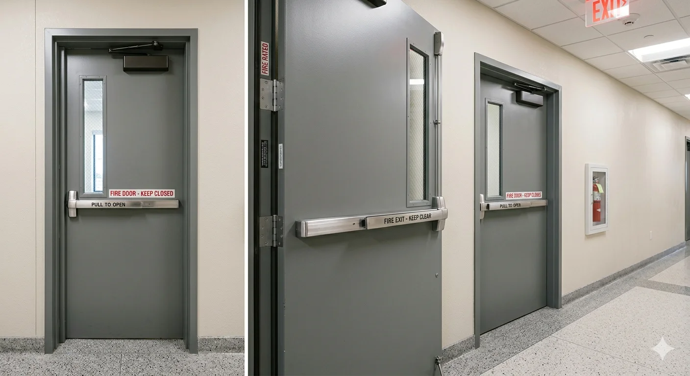 fire rated steel door Dubai UL certified