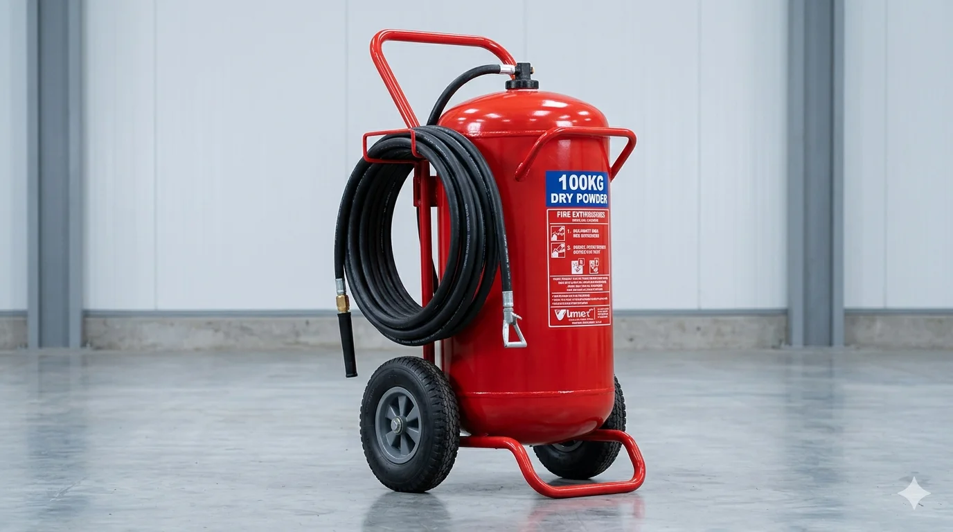 fire extinguisher supply and refill Dubai trolley unit