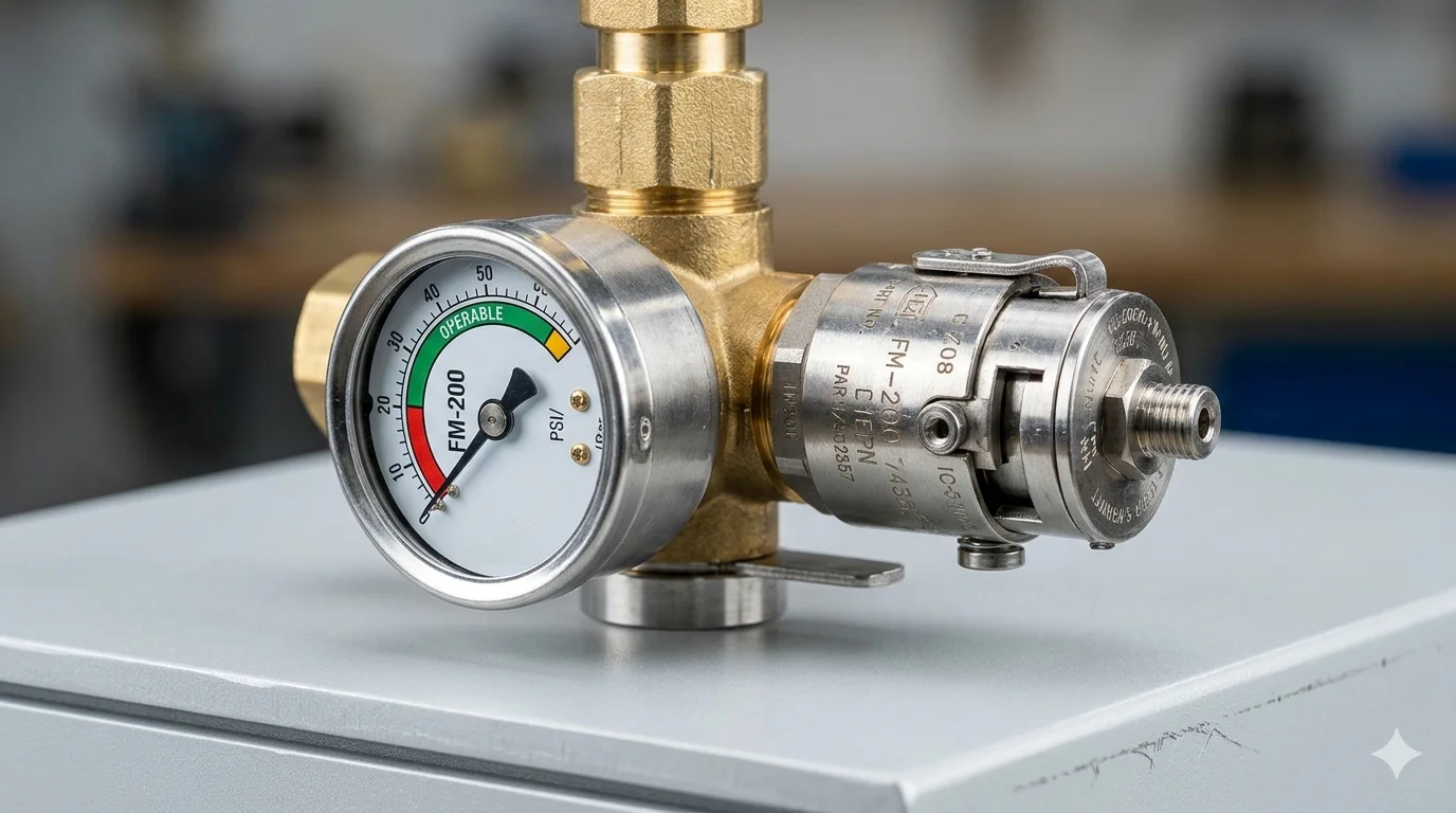 FM-200 fire suppression system UAE data center protection