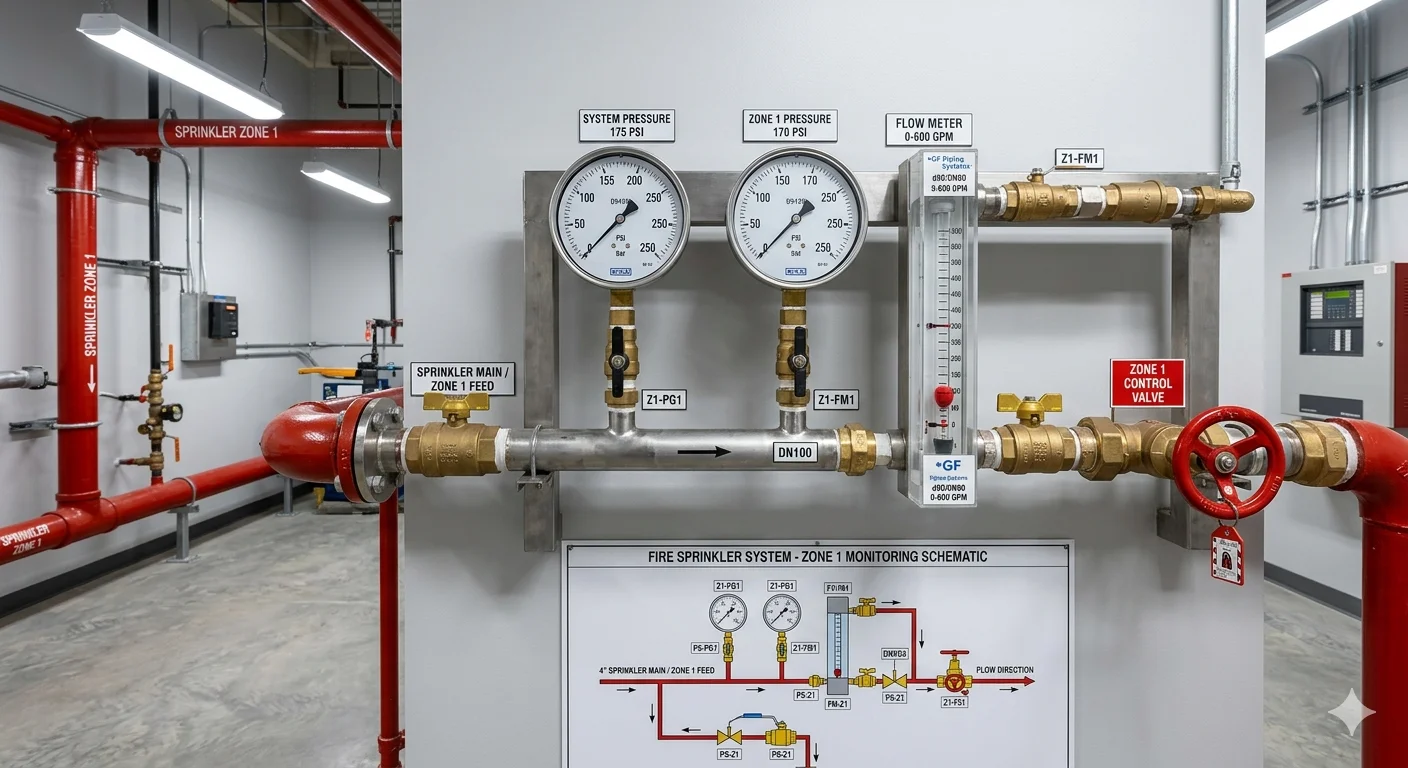 fire sprinkler system Dubai wet pipe heads